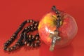 Bible Eva's Sin Red Apple , digital photo image Royalty Free Stock Photo