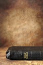 Bible with Grunge Stone Background