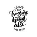 Printable Bible Lettering Quote On White Background Royalty Free Stock Photo