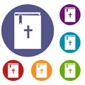 Bible icons set