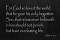 Bible John 3:16 Eternal Life Royalty Free Stock Photo