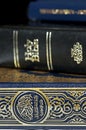 Bible and Koran (Qur'an) and Book of Mormon