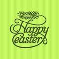 Bible lettering. Christian art. Happy Easter Royalty Free Stock Photo