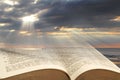 Bible light for mankind Royalty Free Stock Photo