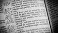 A Bible opened to John 3:16 Royalty Free Stock Photo