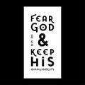 Bible quote, fear god and keep his commandments