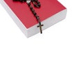 Bible and rosary Royalty Free Stock Photo