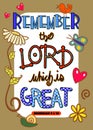 Bible Scripture Art Poster Royalty Free Stock Photo