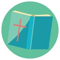 bible. Vector illustration decorative design Royalty Free Stock Photo