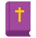 Bible Vector Illustration Icon that can be easily modified or edit Royalty Free Stock Photo