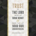 Bible verse for christian or catholic about trust in god