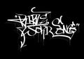 BIBLE WORD SONG graffiti tag style Royalty Free Stock Photo