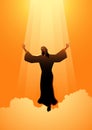 The ascension day of Jesus Christ