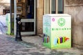Bibliobox, a modern way of returning borrowed books to the Moravian-Silesion Scientific Library, Ostrava without going inside or