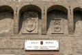 Biblioteca Salaborsa in Bologna on a summer day Royalty Free Stock Photo