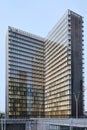 BibliothÃ¨que FranÃ§ois-Mitterrand in Paris, the landmark glass building was designed by Dominique Perrault