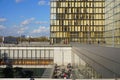 The Bibliotheque Nationale de France library in Paris, France Royalty Free Stock Photo