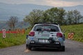 Leo Rossel makes its debut on french Championship on a Citroen C3 during Rhone Charbonnieres rally Royalty Free Stock Photo