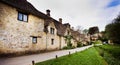 Bibury Cotswold village, England Royalty Free Stock Photo