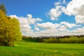 Bibury meadow, England Royalty Free Stock Photo