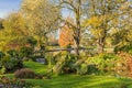 Bibury Trout Farm, Gloucestershire, England. Royalty Free Stock Photo