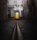 Bica Funicular Elevador da Bica - Lisbon, Portugal Royalty Free Stock Photo