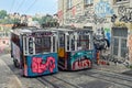 Bica tram in Lisbon Portugal