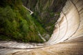 Bicaz Dam heigh seen from the top Royalty Free Stock Photo