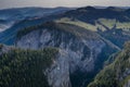 Bicaz gorge seen from a drone