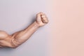 Biceps hands muscle. Generate Ai