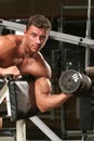 Biceps, preacher one arm curls