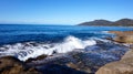 Bicheno Blowhole with Fountain, Tasmania, Australia