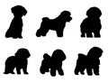 Bichon Frise Dog Silhouette Pack