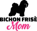 Bichon Frise mom silhouette
