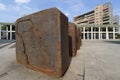 Bicocca square in Milan, Italy Royalty Free Stock Photo