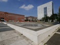 Bicocca square in Milan, Italy Royalty Free Stock Photo