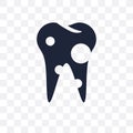 Bicuspid transparent icon. Bicuspid symbol design from Dentist c