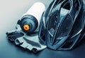 Bicycle accessories Royalty Free Stock Photo