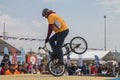 Bicycle acrobatics show