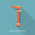 Bicycle air pump Royalty Free Stock Photo