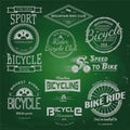 Bicycle badges logos and labels for any use Royalty Free Stock Photo