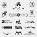 Bicycle badges logos and labels for any use Royalty Free Stock Photo