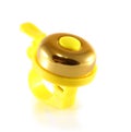 A bicycle bell yellow