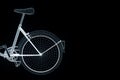 Bicycle Bike in Hologram Wireframe Style. Nice 3D Rendering