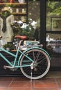 Bicycle Bike Vintage Cafe Shop Window Concept