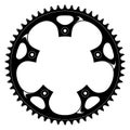 Bicycle black crank - Vector drawing