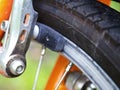 Bicycle brake Royalty Free Stock Photo