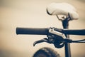 Bicycle brake lever and gear shifter Royalty Free Stock Photo