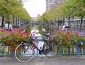 Bicycle on a bridge