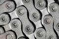 bicycle chain macro closeup Royalty Free Stock Photo